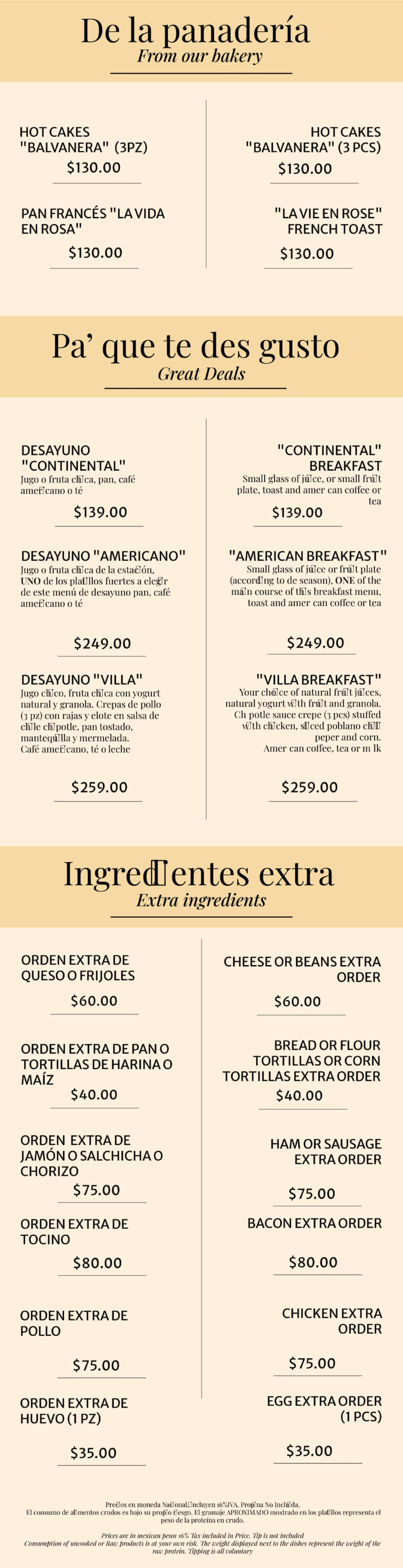 Desayunos